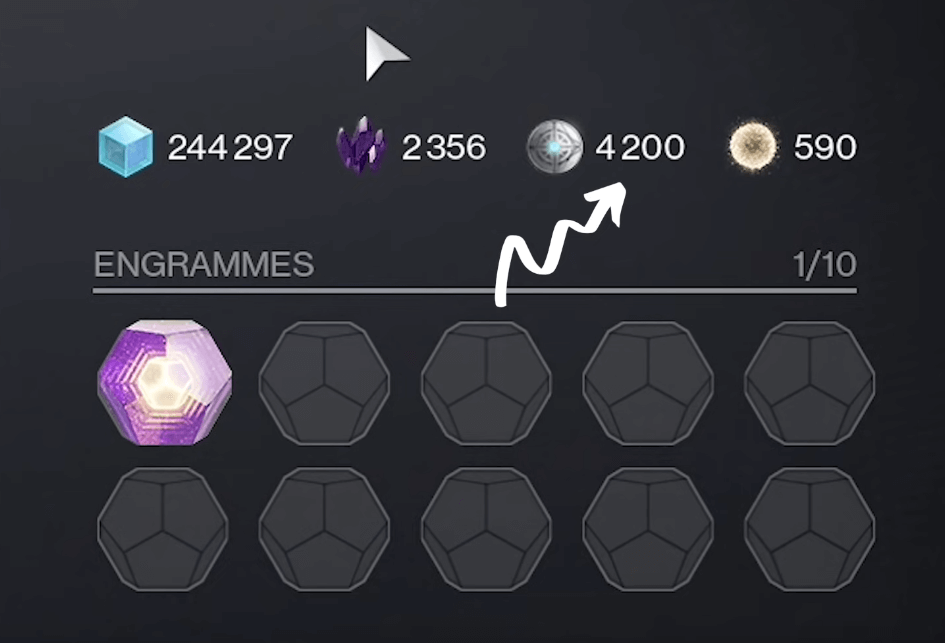 Les monnaies dans Destiny