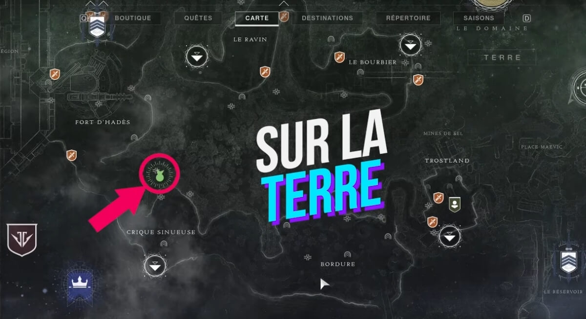 Sur terre