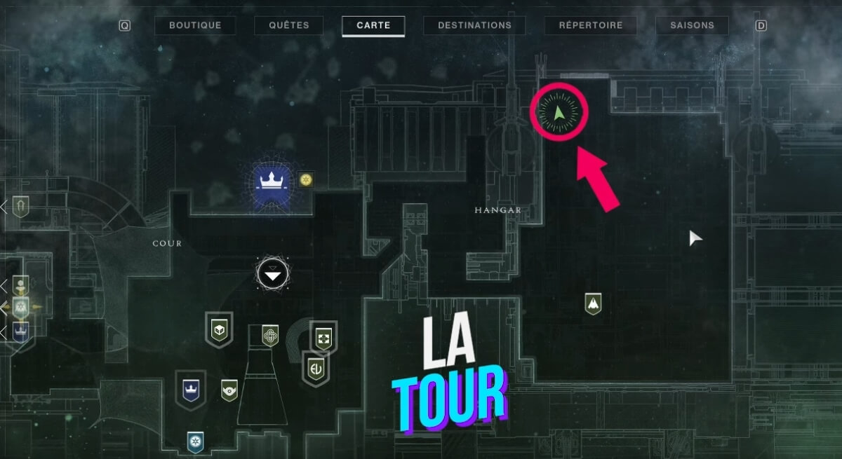 Xur à la tour