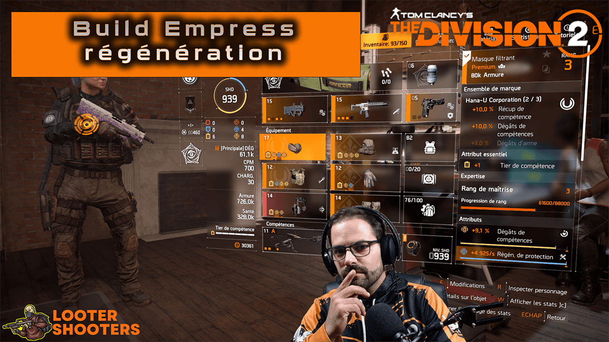 Build Empress Régénération PVE - The Division 2