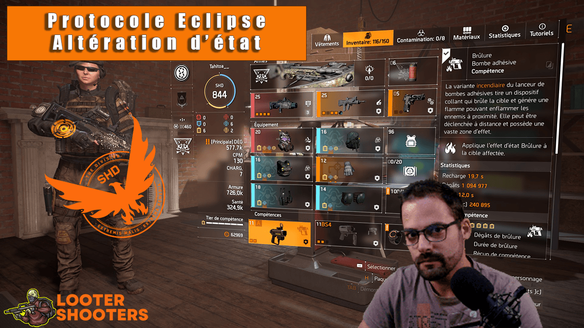 Build Protocole Eclipse Statut PVE - The Division 2