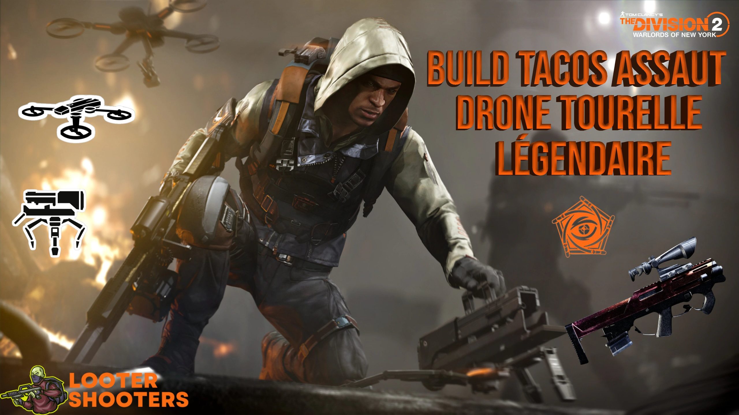 Build Assaut Drone Tourelle PVE - The Division 2