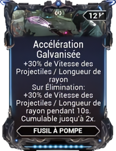 Accélération Galvanisée