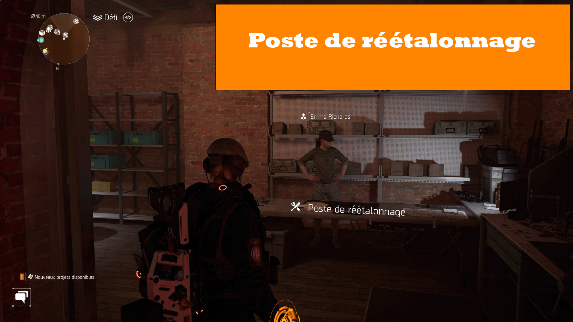 Poste de réétalonnage de The Division 2