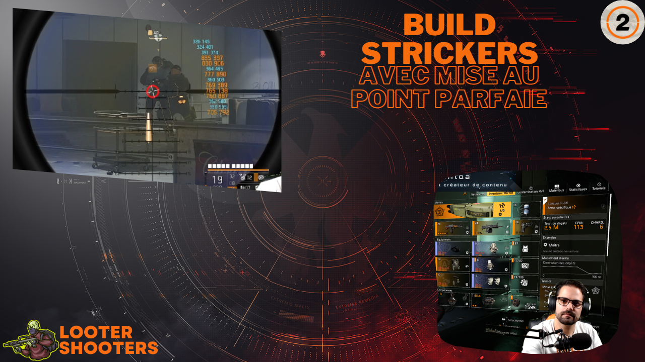 Build Striker Mise au Point Parfaite PVE - The Division 2