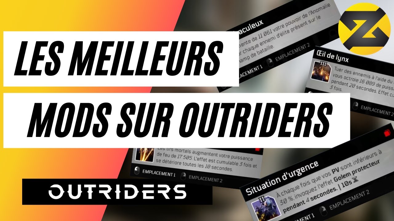 Les meilleurs mods d&rsquo;Outriders