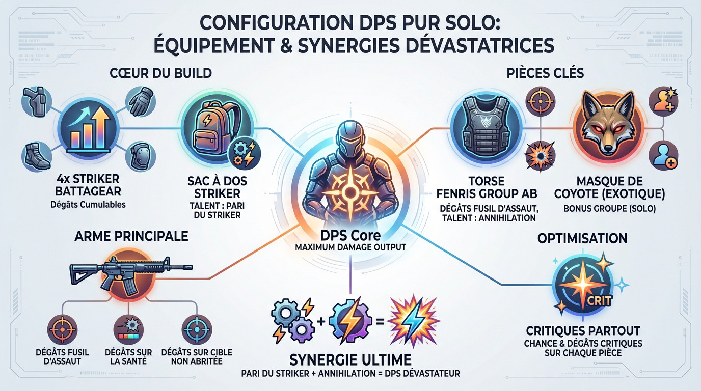 Configuration équipement Eagle Bearer Striker The Division 2