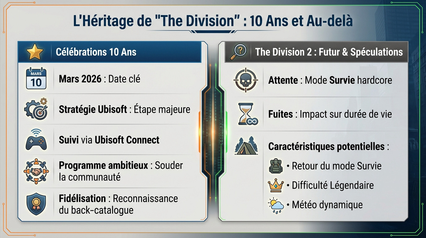 Héritage et futur de la franchise The Division pour ses 10 ans