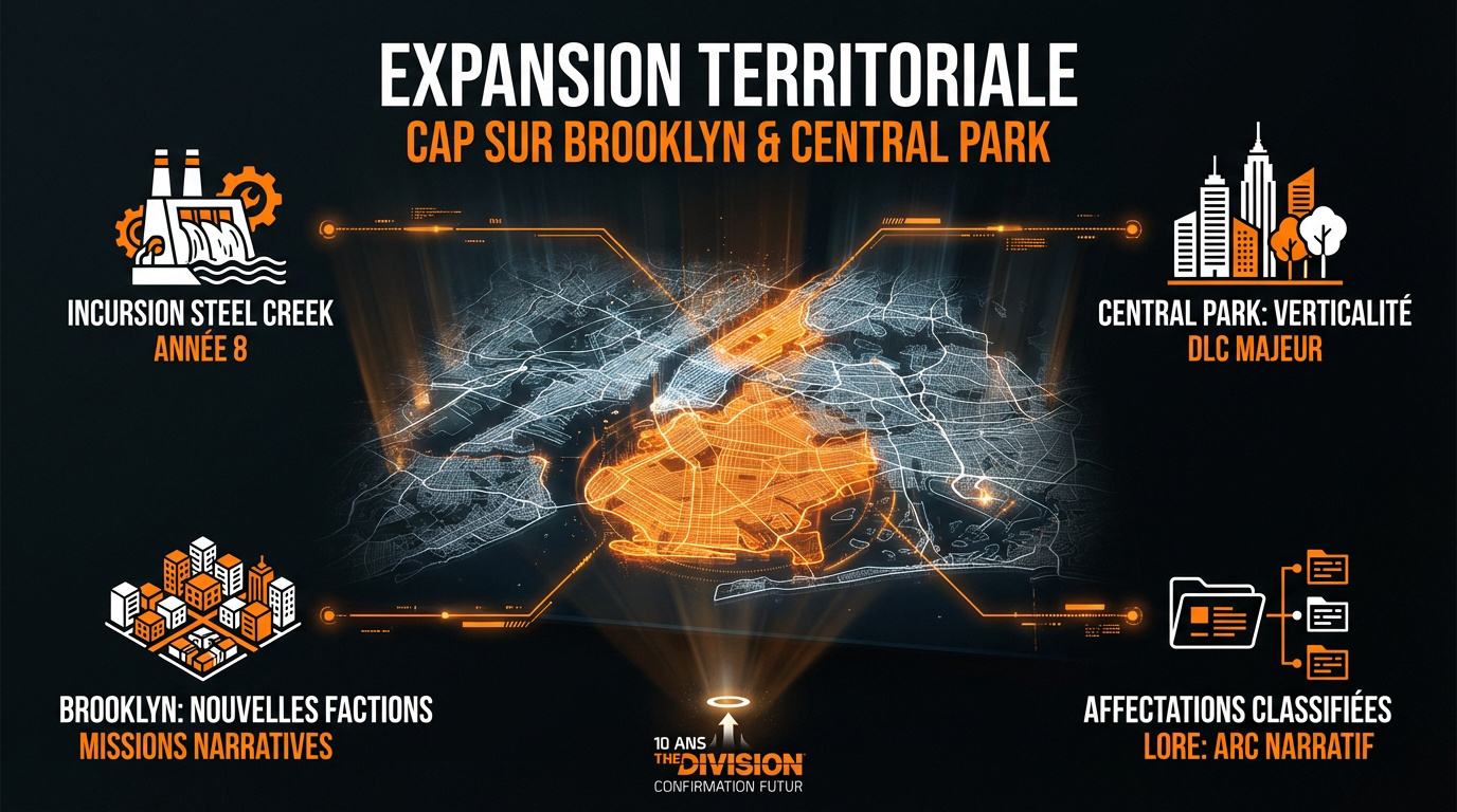 Expansion territoriale de The Division 2 vers Brooklyn et Central Park