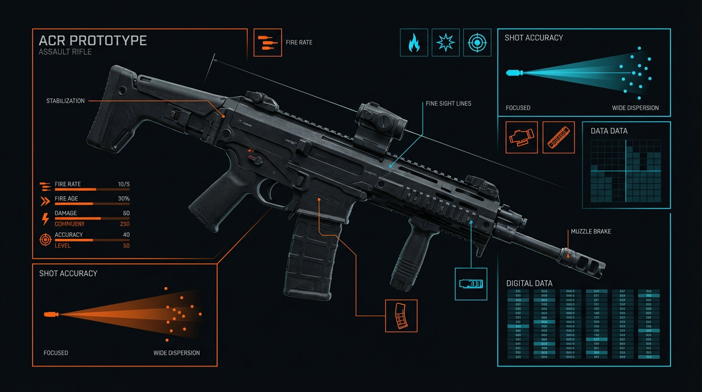 Analyse tactique du fusil d'assaut ACR Prototype dans The Division 2