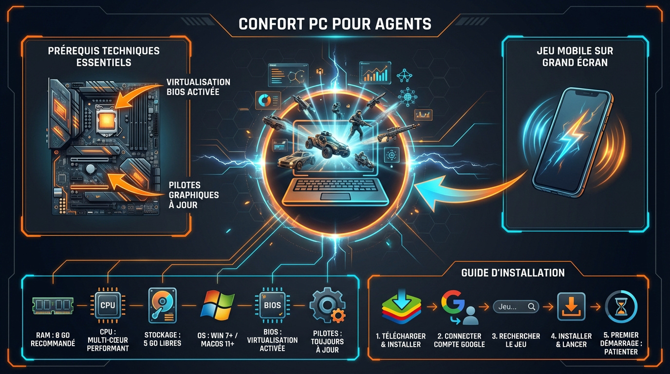 Configuration technique pour jouer à The Division Resurgence sur PC via émulateur