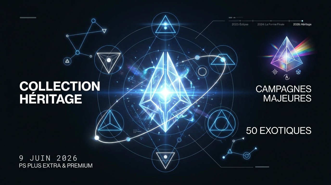 Destiny 2 Collection Héritage disponible sur PlayStation Plus en juin 2026
