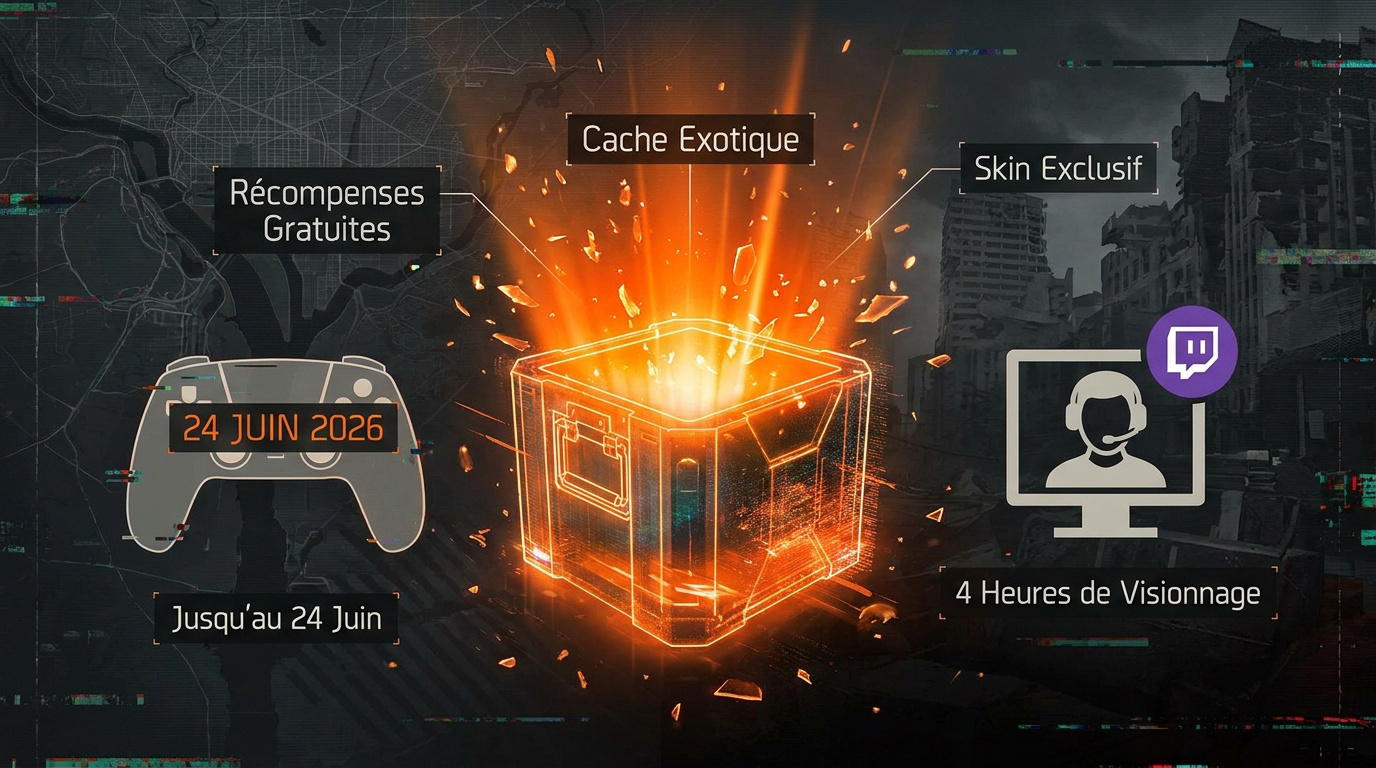 Récompenses gratuites Twitch Drops pour The Division 2 saison Y8S2