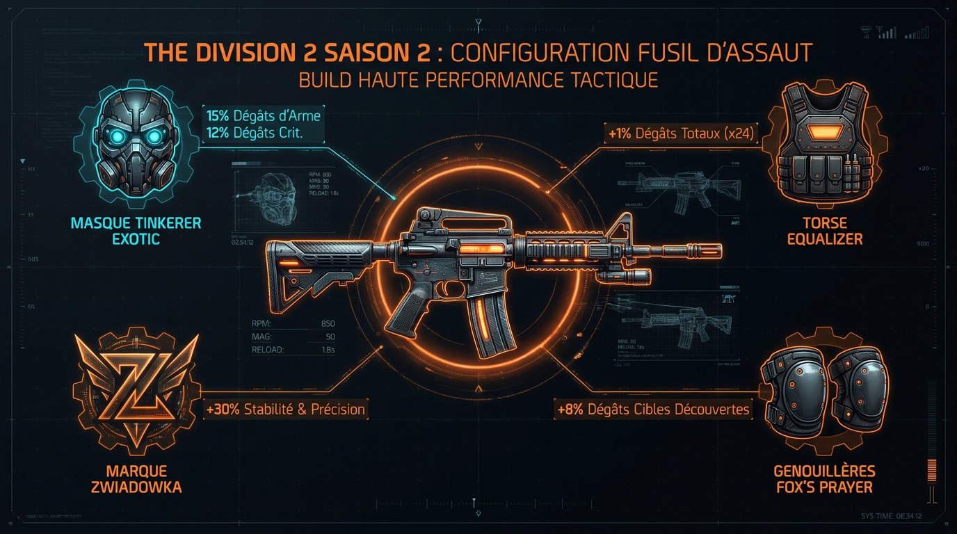 Optimisation d'un build fusil pour la Saison 2 de The Division 2