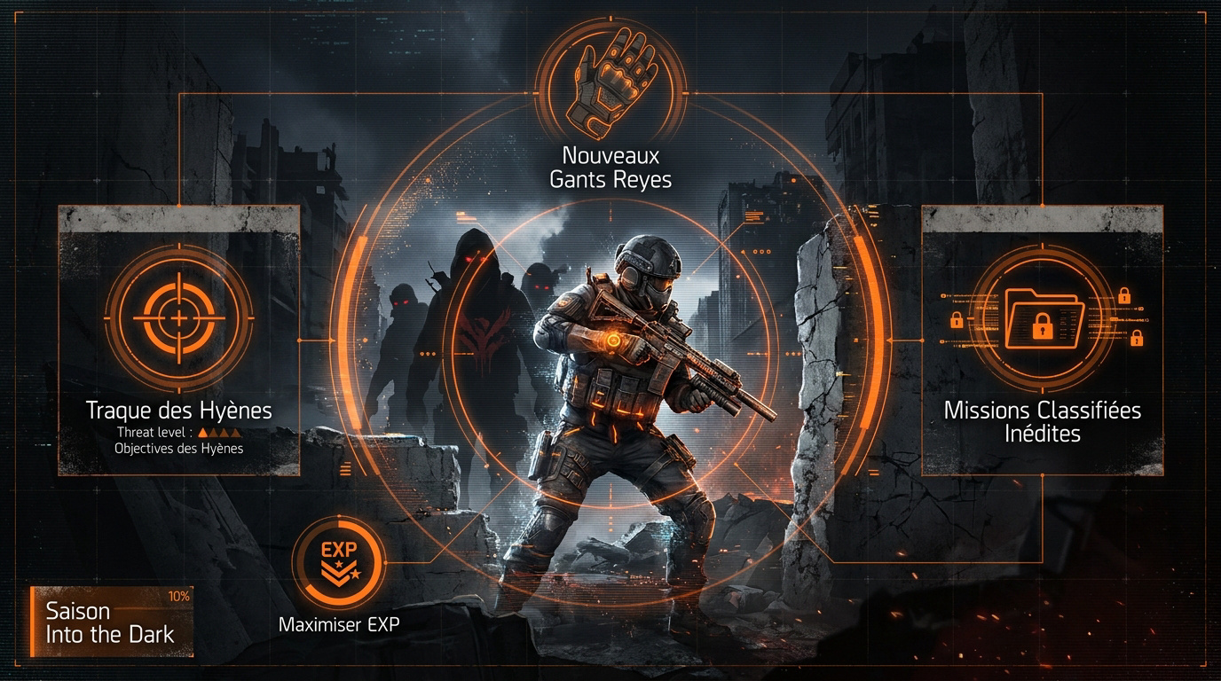 Agents de la Division en mission durant la saison Into the Dark