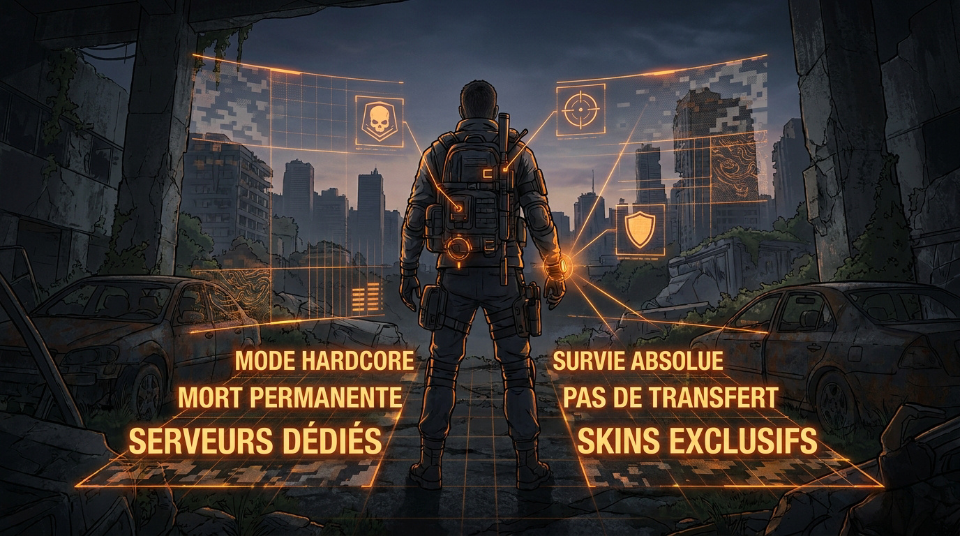 Agent de la Division en mission de survie dans un environnement urbain dévasté