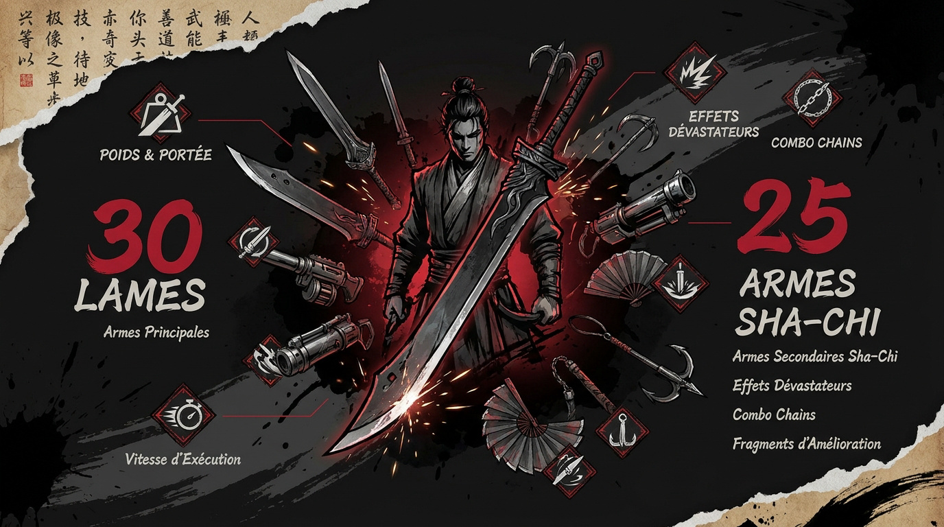 Assassin Soul maniant ses lames dans l'univers kungfupunk de Phantom Blade 0