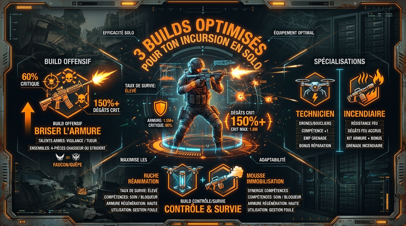 Optimisation de build solo pour affronter Dragov dans The Division 2