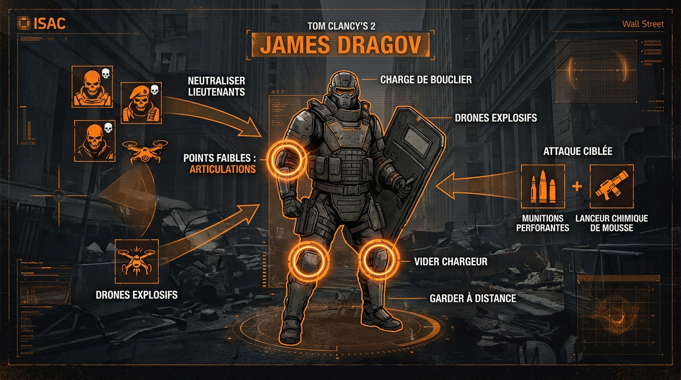 Analyse tactique du combat contre James Dragov dans The Division 2