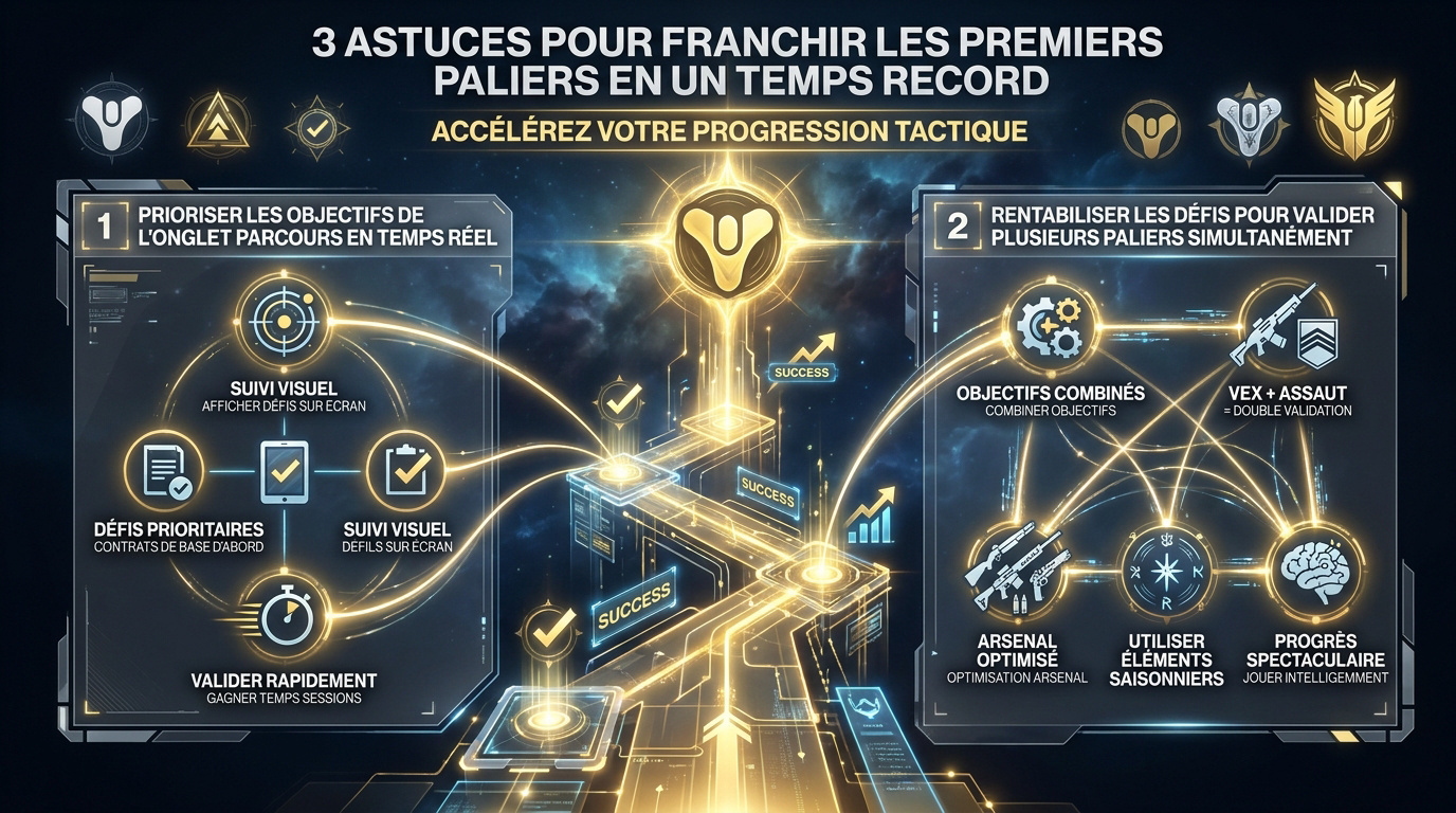Joueur de Destiny 2 optimisant ses défis de rang de gardien